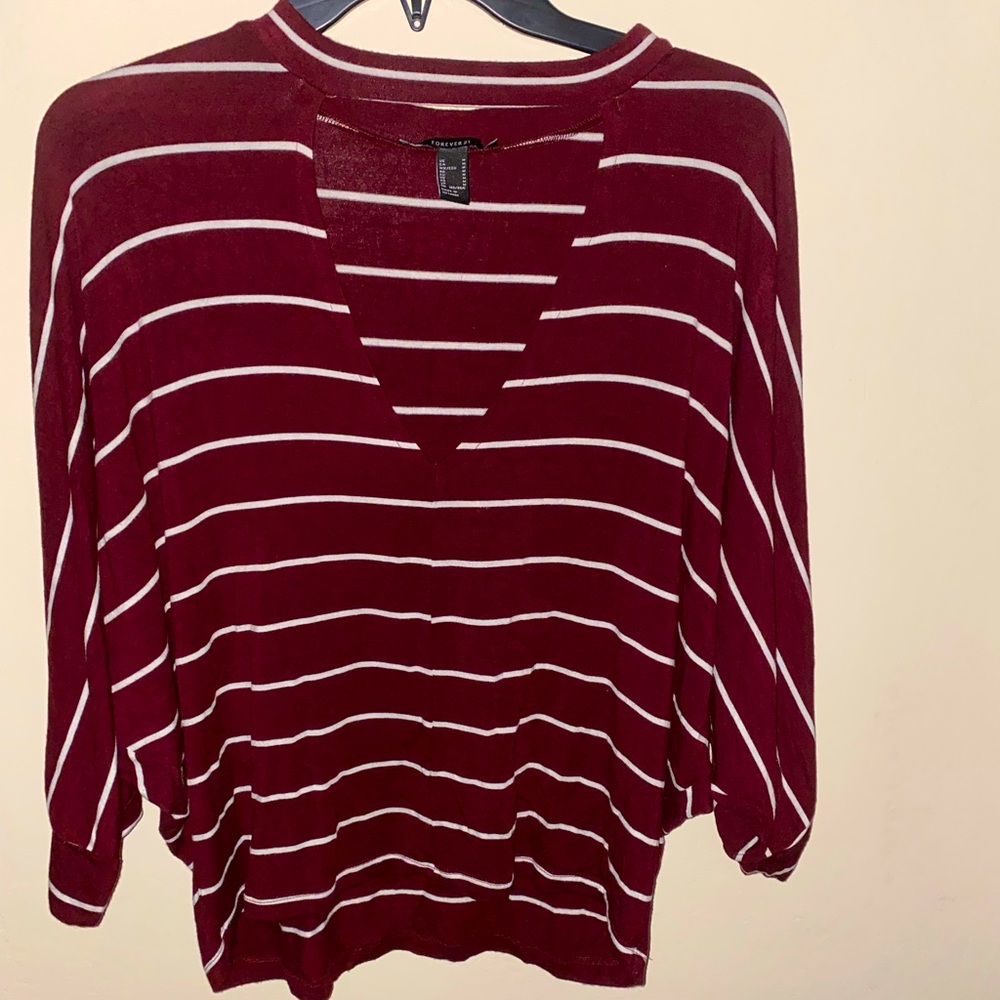 Forever 21 deep v blouse